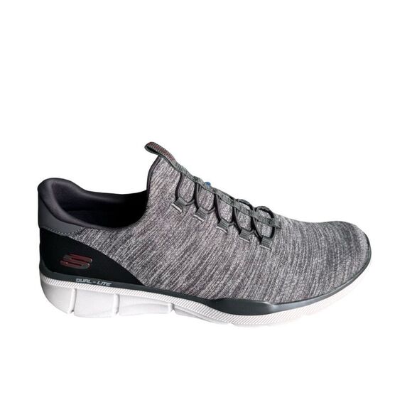 Skechers Gray Men's Casual Shoe slip on size 12 - Picture 1 of 6